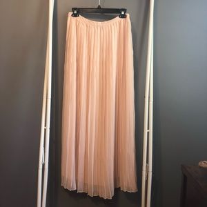 Urban Outfitters Sparkle & Fade Pleated Maxi Skirt